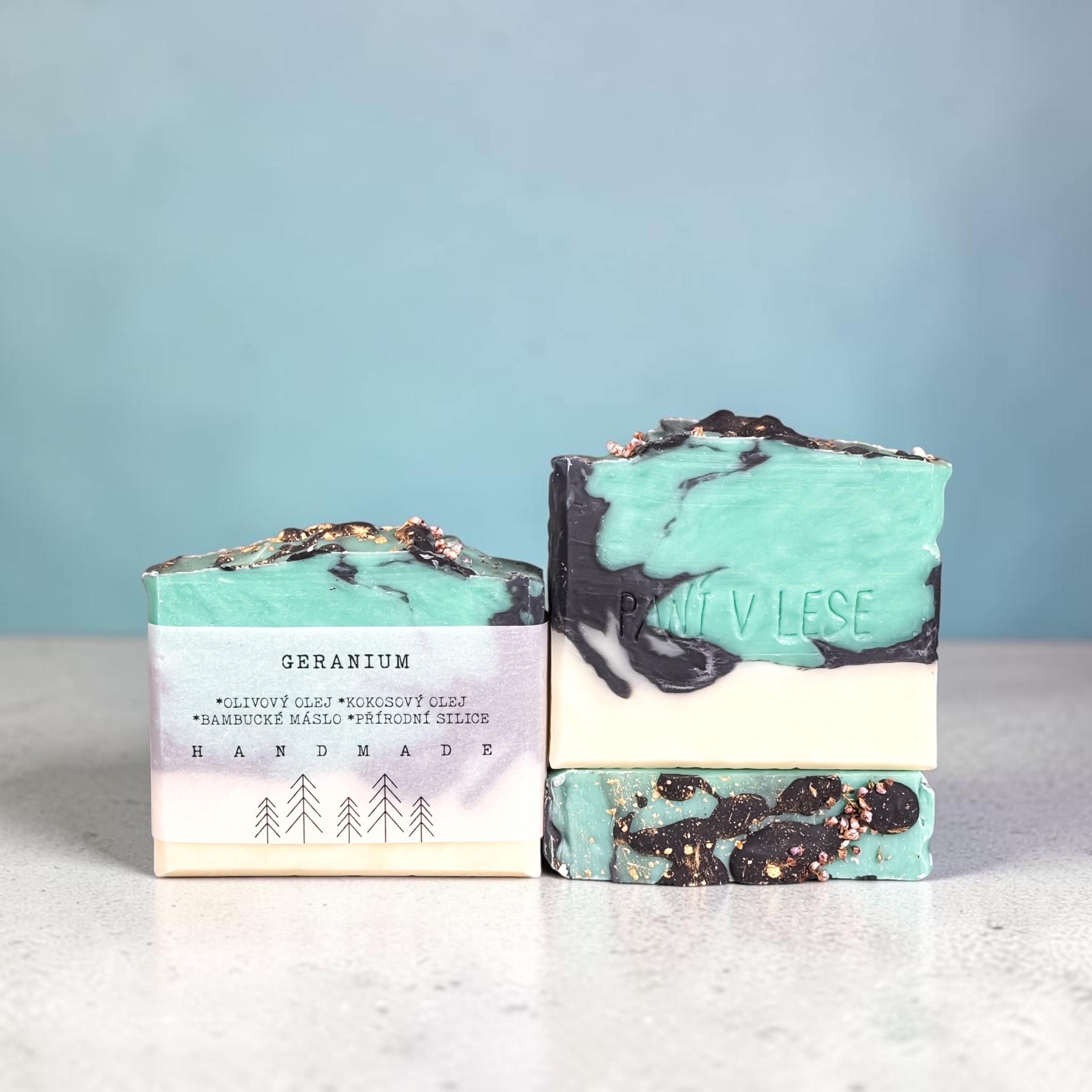 Designová kostka Geranium 100 g