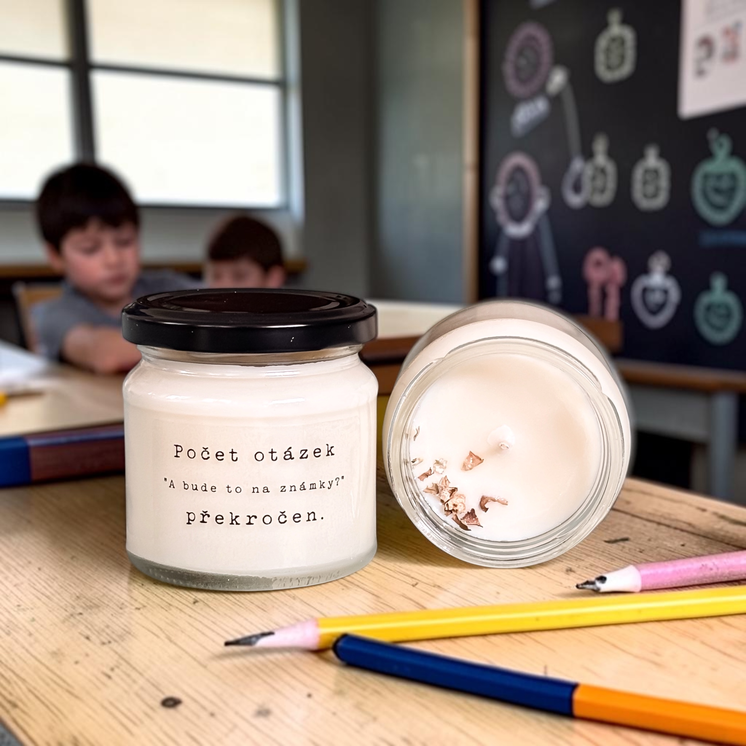 Svíčka “Počet otázek překročen” 150 g