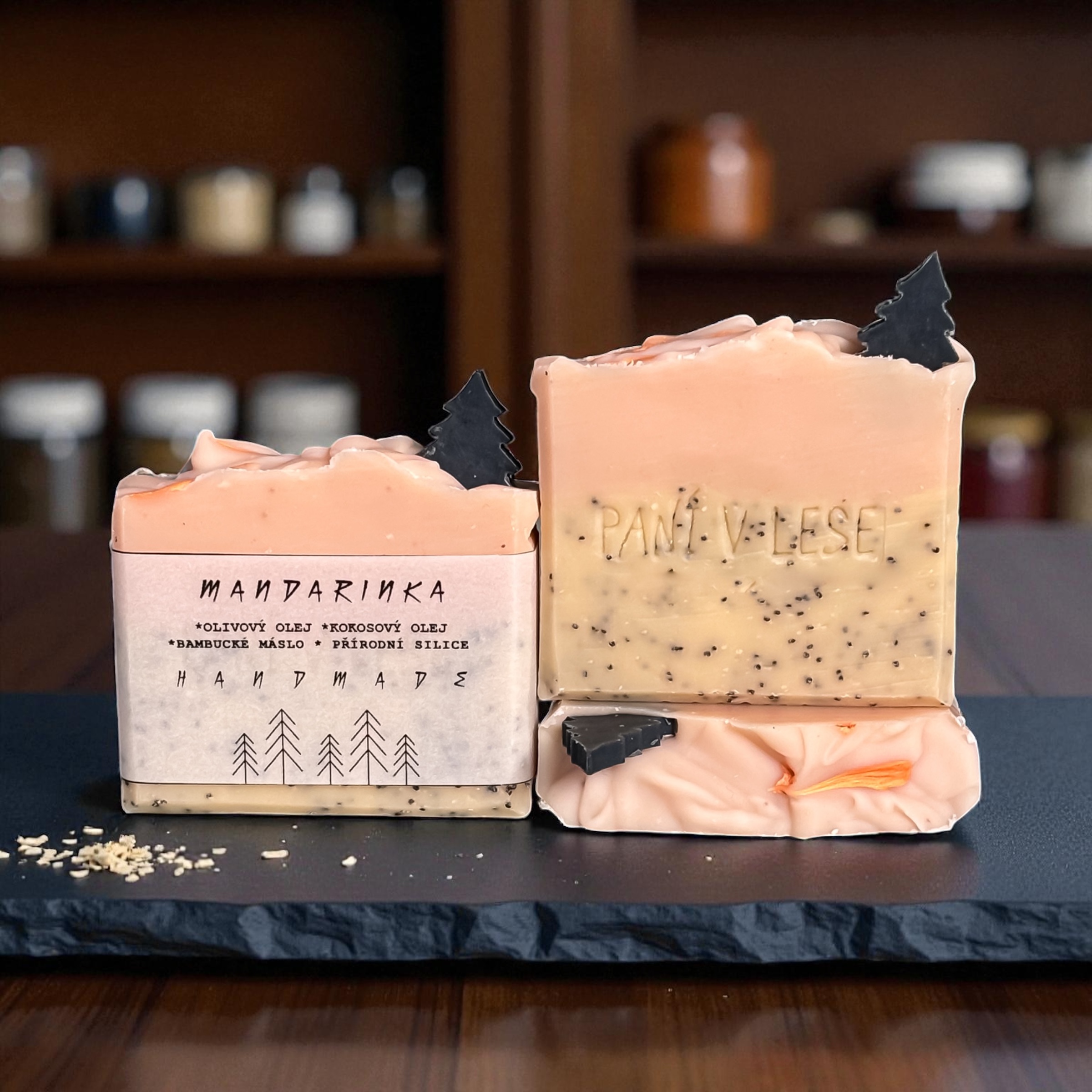Designová kostka Mandarinka 100 g