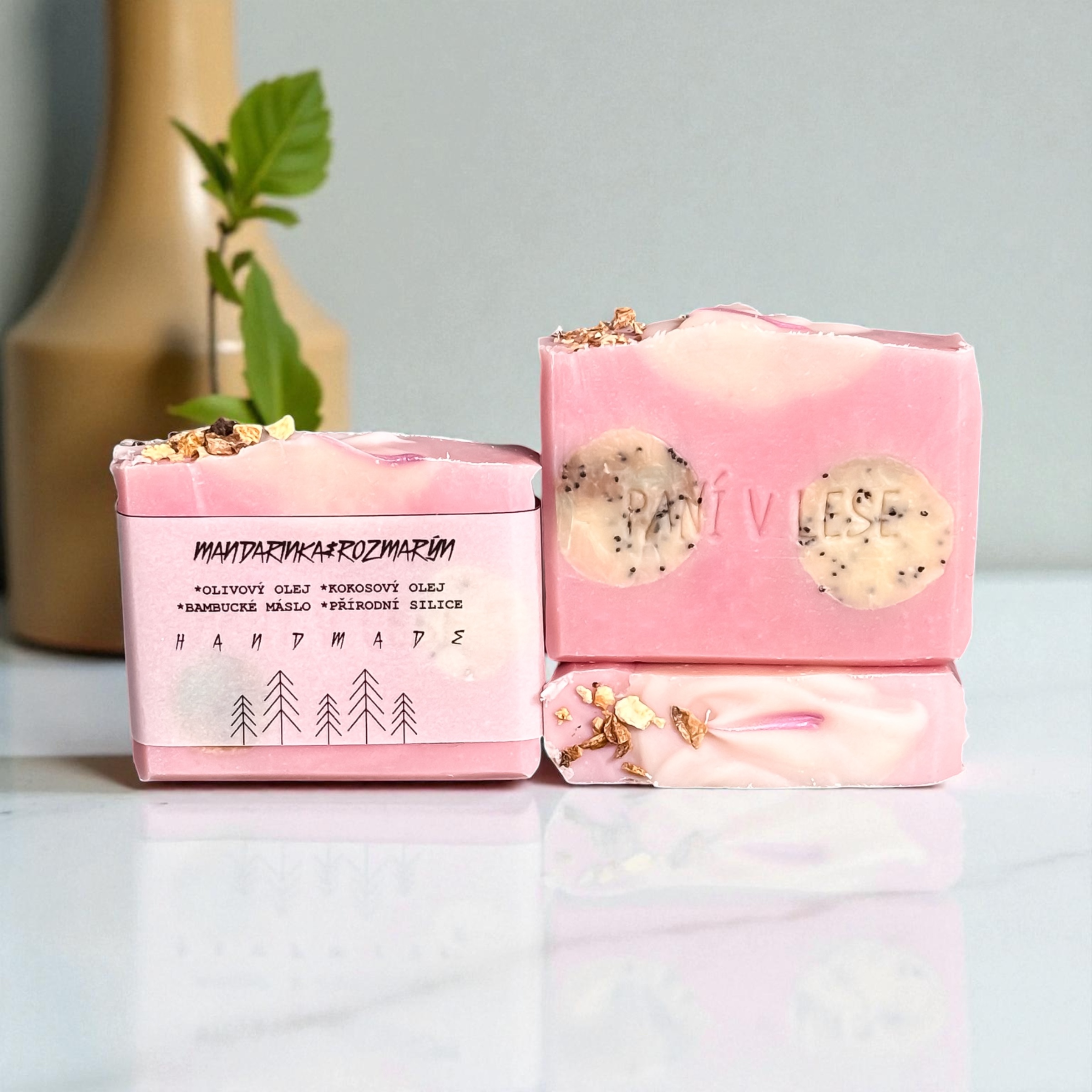 Designová kostka Mandarinka & Rozmarýn 100 g