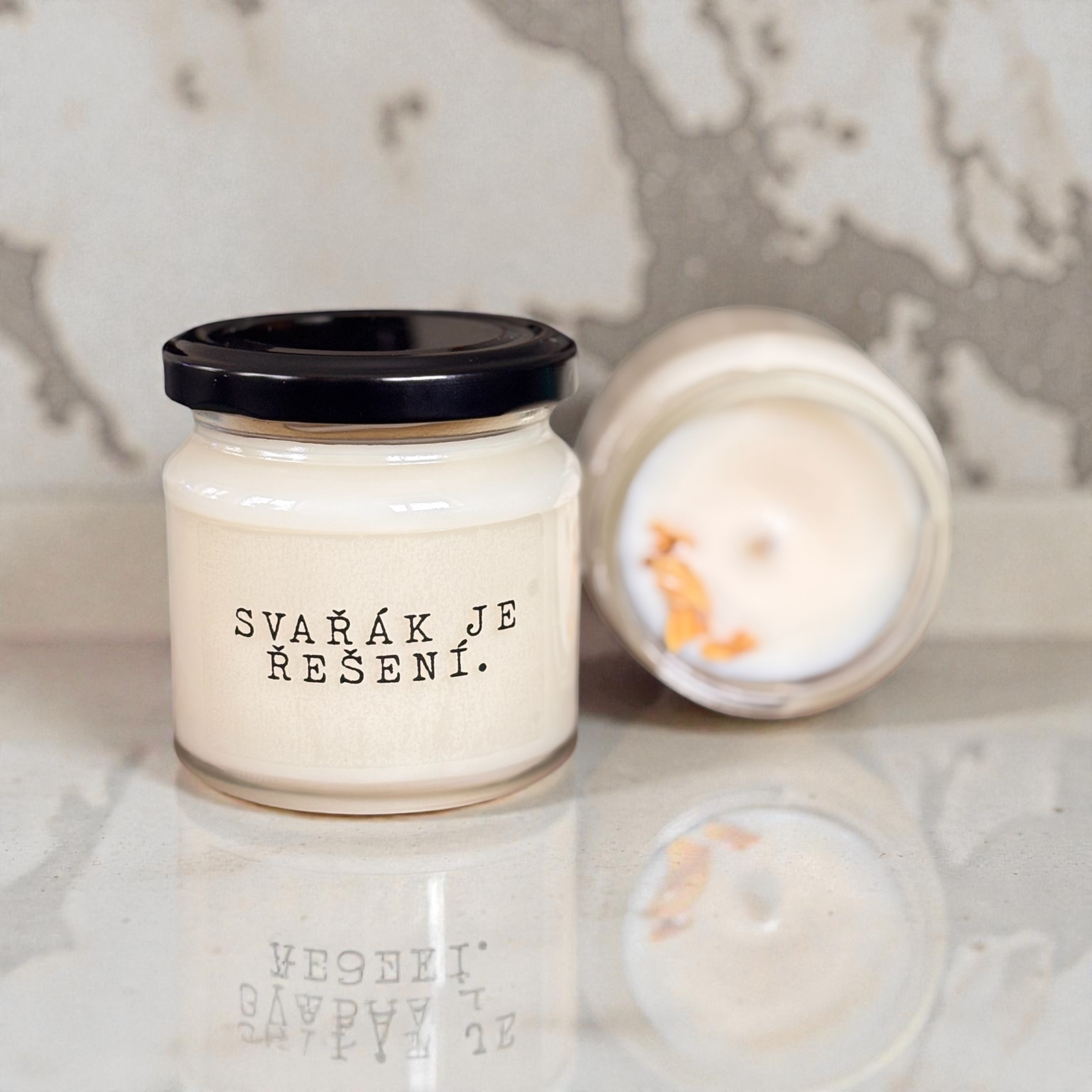 Svíčka "Svařák je řešení" 150 g