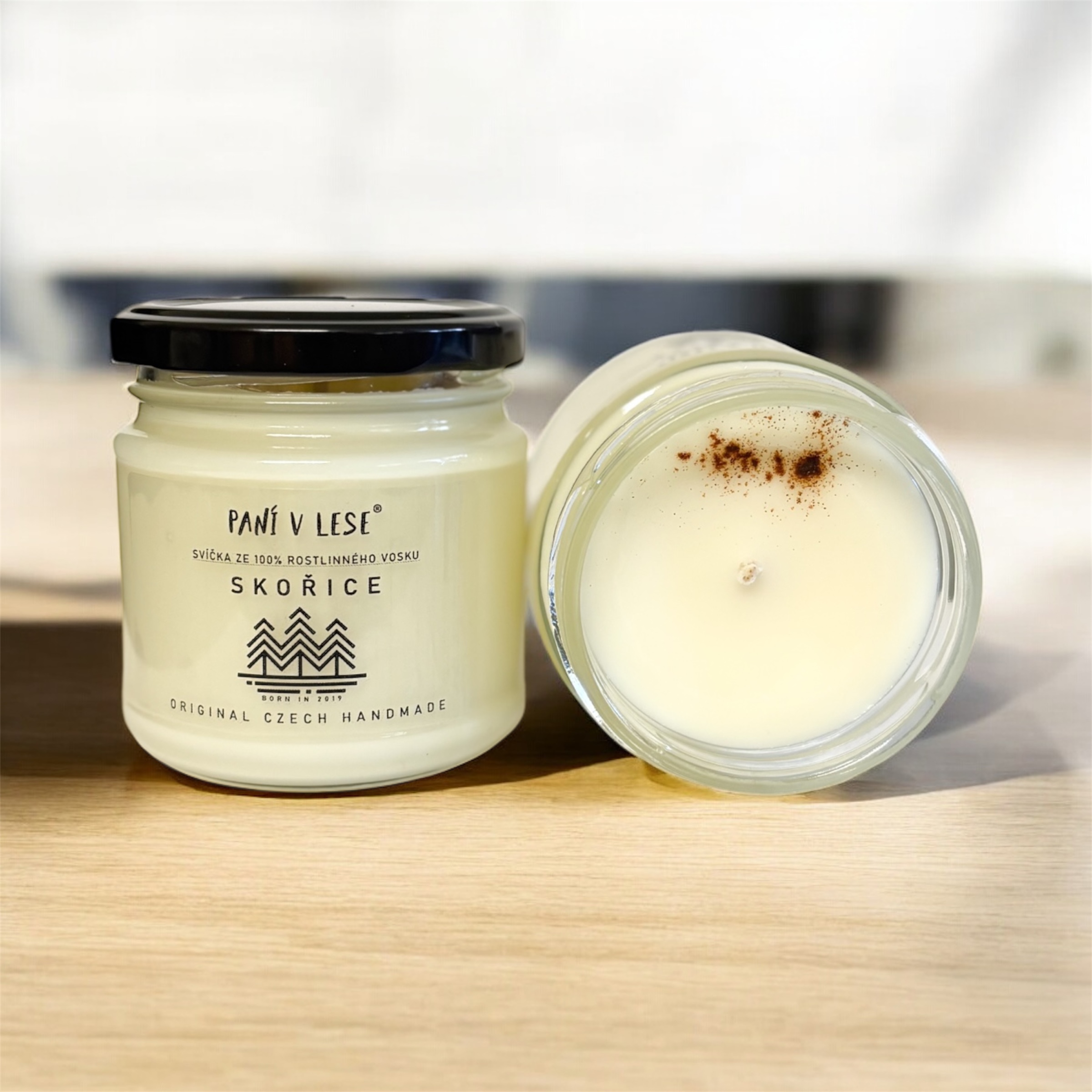 Svíčka v zavařovačce Skořice 150 g