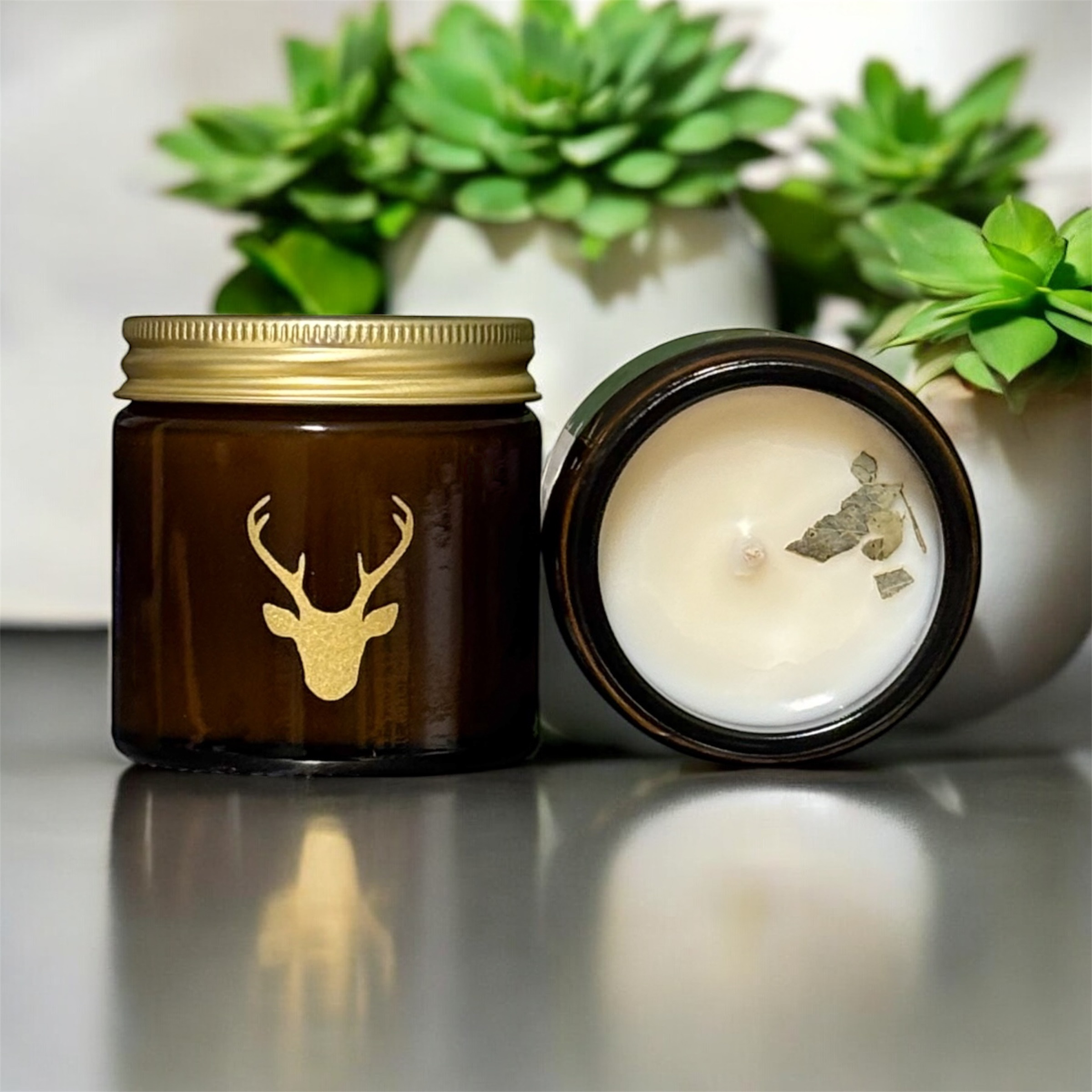 Svíčka v lékárenské dóze Jelen Gold 50 g