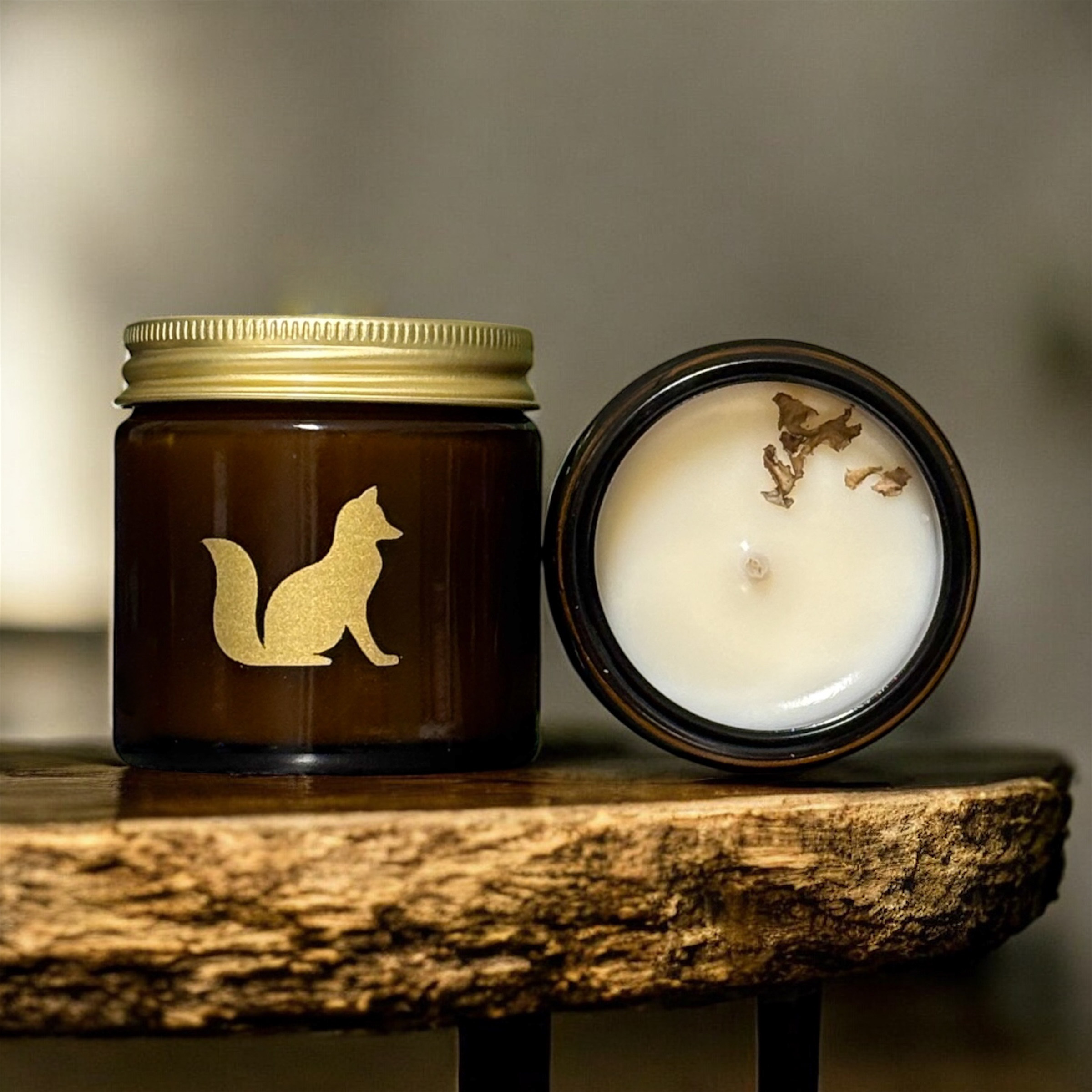 Svíčka v lékárenské dóze Liška Gold 50 g